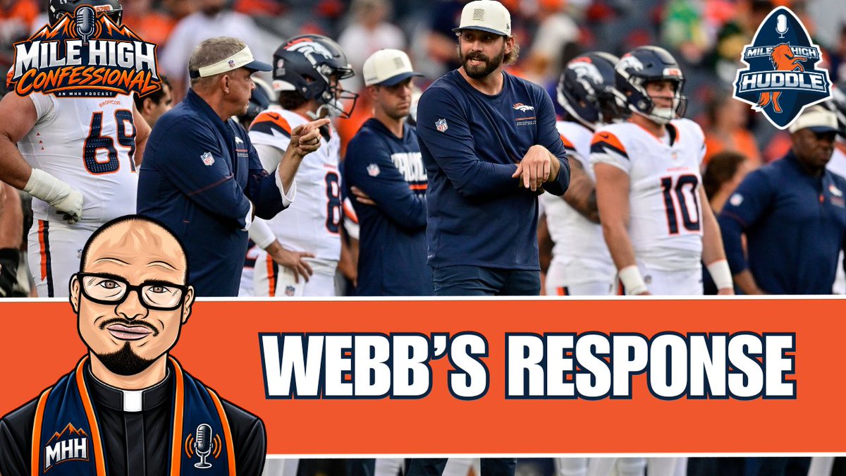 BroncosOnScout's tweet photo. PODCAST: @ChadNJensen breaks down: 

• Davis Webb shows #Broncos fans what he's made of 
• This week's drama: How it impacts Sunday's game 
• New roster moves/elevations 
• Latest #DENvsLAC news and rumors

LISTEN via @MHHConfessional: https://t.co/Kj7jJbOqcB

YouTube📺: https://t.co/QoypeNo7UW

DISCORD: https://t.co/w0A0gJLKxx 

SUBSCRIBE: https://t.co/ywxONuZLTR