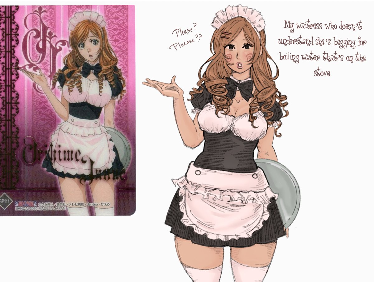 _GlowGloss's tweet photo. I feel like my oc is kind of similar to Orihime so I drew her cosplaying .ok yay
#ocart https://t.co/kn0ATlPlae