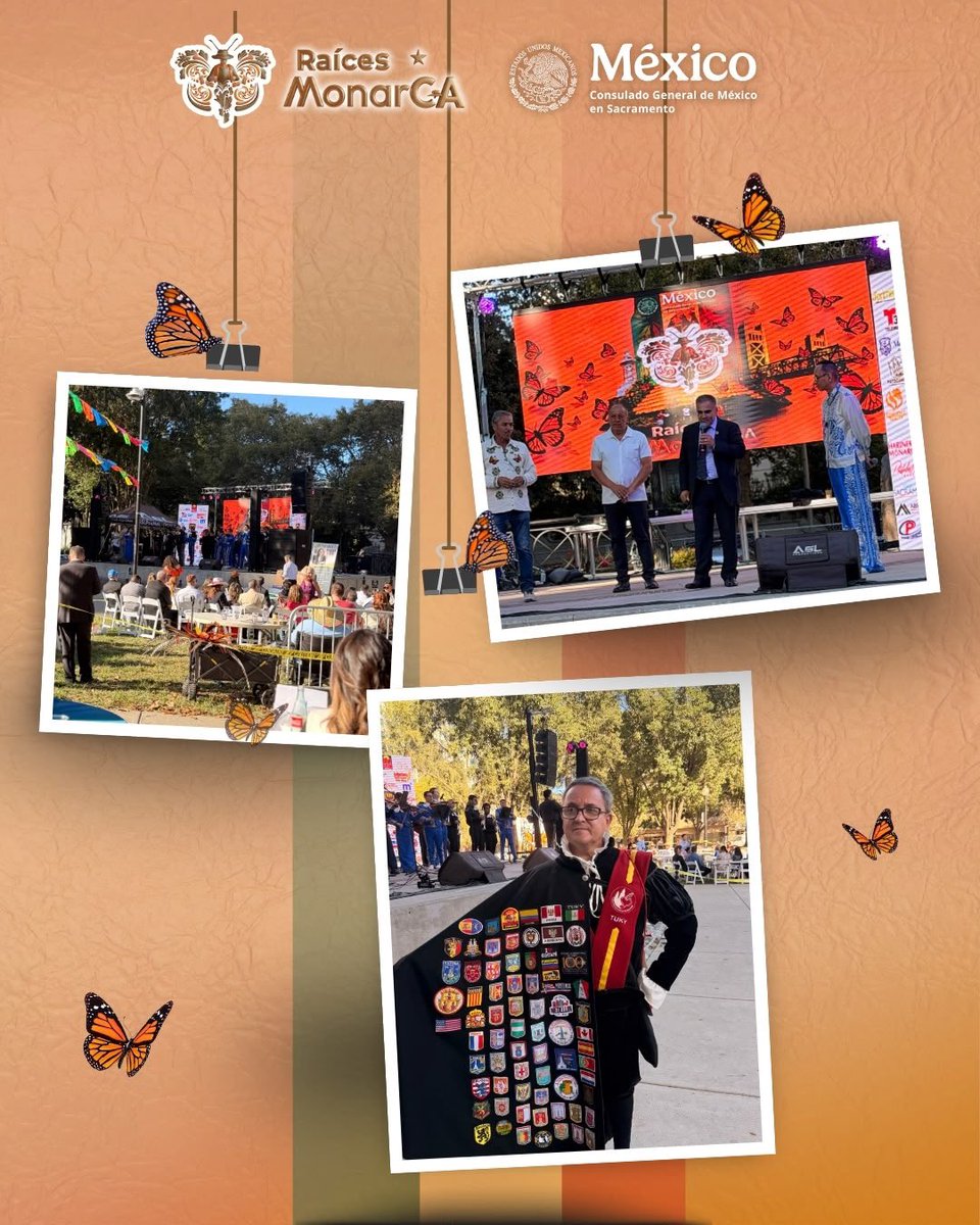 consulmexsac's tweet photo. 🏅¡Orgullo migrante!

Entregamos los reconocimientos #OrgulloMonarca 2025-2026 para visibilizar las contribuciones de nuestra comunidad en California.

🤝 ¡Gracias a nuestros aliados! ¡Nos vemos en 2027! 🦋
@SRE_mx @IME_SRE @tonatiuh_ https://t.co/wRG9AaIKQS
