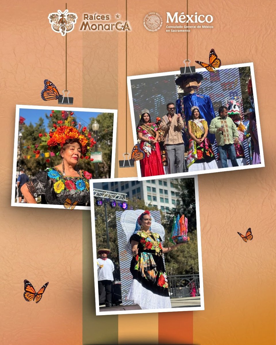 consulmexsac's tweet photo. 🏅¡Orgullo migrante!

Entregamos los reconocimientos #OrgulloMonarca 2025-2026 para visibilizar las contribuciones de nuestra comunidad en California.

🤝 ¡Gracias a nuestros aliados! ¡Nos vemos en 2027! 🦋
@SRE_mx @IME_SRE @tonatiuh_ https://t.co/wRG9AaIKQS