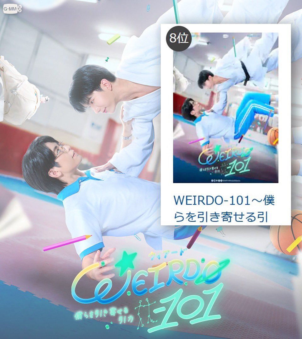 C7_collection's tweet photo. ／
💫WEIRDO-101
Daily Ranking8️⃣位🎉
＼

GMMTV制作
Seaさん＆Keenさん主演
「WEIRDO(ウィアード)-101～僕らを引き寄せる引力～」
本日の楽天TVランキングにて総合8️⃣位に輝きました🎉
▶️https://t.co/4wVFvWQkzf
連日皆様のご視聴ありがとうございます✨
いよいよ次週最終話🥹ラストまでお楽しみください！

🆓第１話無料配信中！
@GMMTV @Weirdo101Series 
#楽天TVでWEIRDO101
#WEIRDO101Series #GMMTV
#sea_ta_lay #keenkeno #SeaKeen