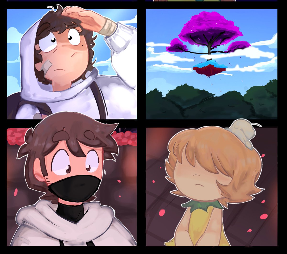 cuatrodedo14's tweet photo. Aquino y su conexión con los árboles 

#Dedsafio4 #Dedsafio #wbns #wbnsfanart  #AQUINO #Cempa #mitologias https://t.co/TopnhIDh7v