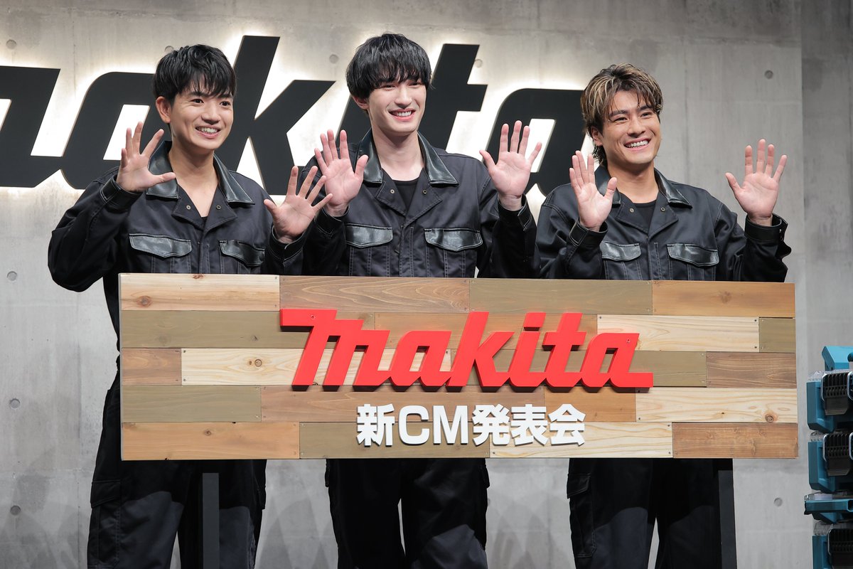encountofficial's tweet photo. 【　#𝐄𝐍𝐂𝐎𝐔𝐍𝐓 𝐏𝐇𝐎𝐓𝐎　】

マキタ新CM発表会に
SixTONESメンバーが登壇🪛

🖇️https://t.co/cxcR5i1Iy8

ジェシーのボケ連発に髙地優吾がツッコミ
「手数が多いのよ。時間も決まっているから」

#ジェシー #髙地優吾 #森本慎太郎
#SixTONES  @SixTONES_SME https://t.co/pr3DPZA71G