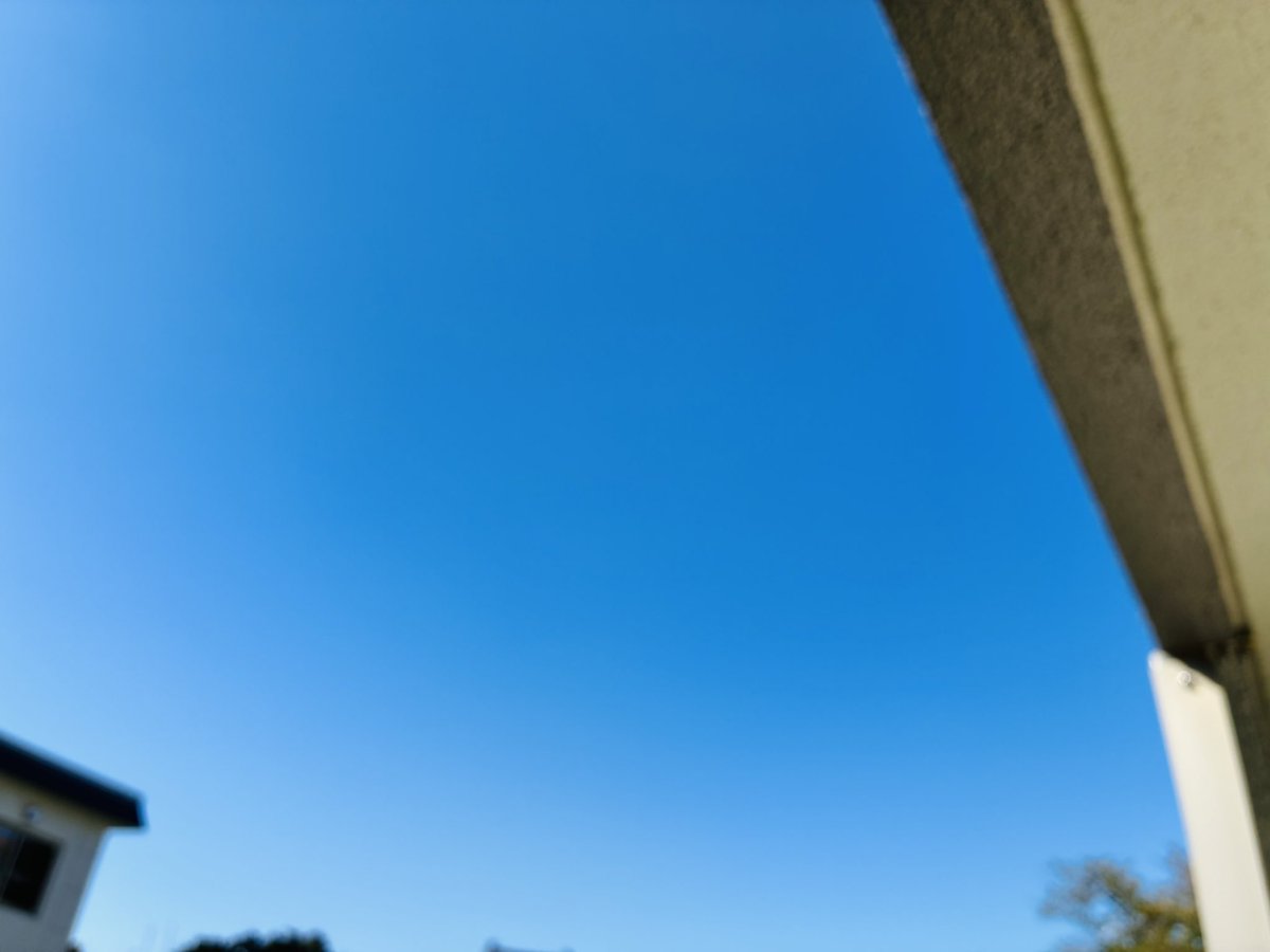 micamahina's tweet photo. 昨年の今日、今の部屋に引っ越してきました。煩わしい様々な案件をこなしながら思い切って本当によかった。快適な暮らしに日々 満足と感謝です。居住記念日のベランダから見上げた今朝の快晴 https://t.co/OCfOr9umjZ