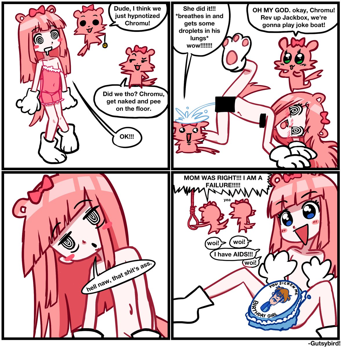 thegutsybird's tweet photo. hbd chromu #woillustration https://t.co/vpRnguUOUY