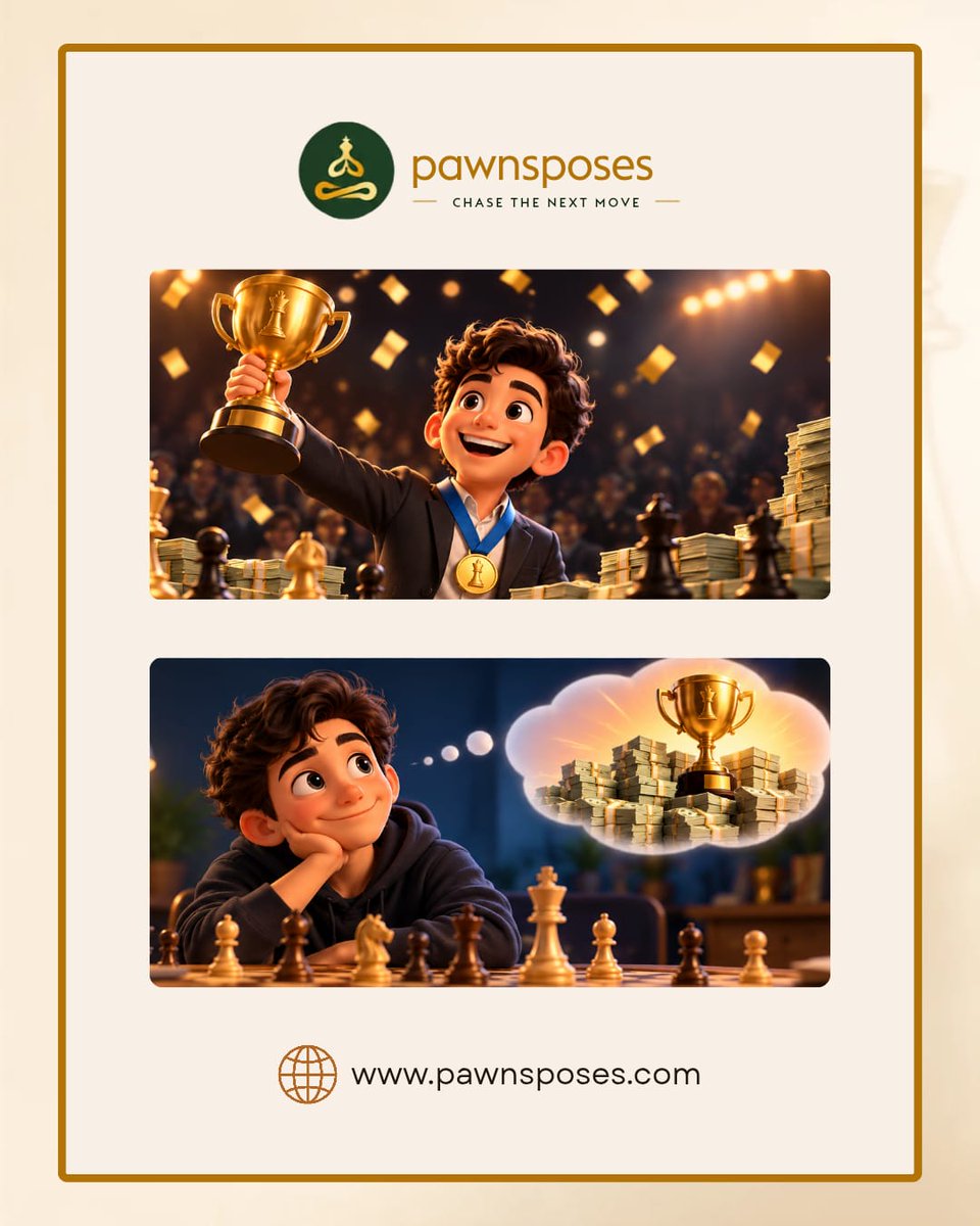 pawnsposes's tweet photo. ♟️ In chess, every move has a cost.

✅ Think several moves ahead.
✅ Evaluate risks before committing.
✅ Stay calm under pressure.

If your career were a chess game, would you play for your next move or your next big win?

#Chess #Pawnsposes https://t.co/rdOK9tOYh8