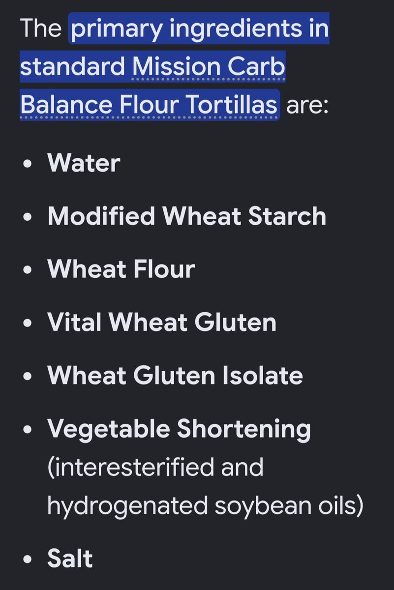 TimSmit63424704's tweet photo. @IRHologram @pratikdunya Modified wheat starch and vegitable shortening are poisons https://t.co/Fqo7ipVQZO