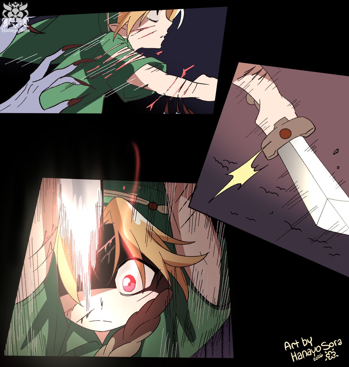 hanayo_sora's tweet photo. Link VS Dead Hands Pt 1 (2/2) https://t.co/PyFf963LXs