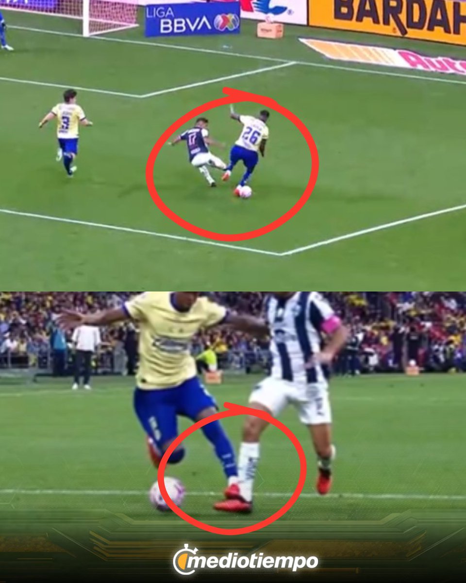 mediotiempo's tweet photo. ¿SE LA PERDONARON AL AME?😱🤔

Cristian Borja pisó dentro del área a Tecatito Corona, pero ni el árbitro ni el VAR intervinieron

EN VIVO | https://t.co/ewoQel7Spd https://t.co/F0UpsznE0z