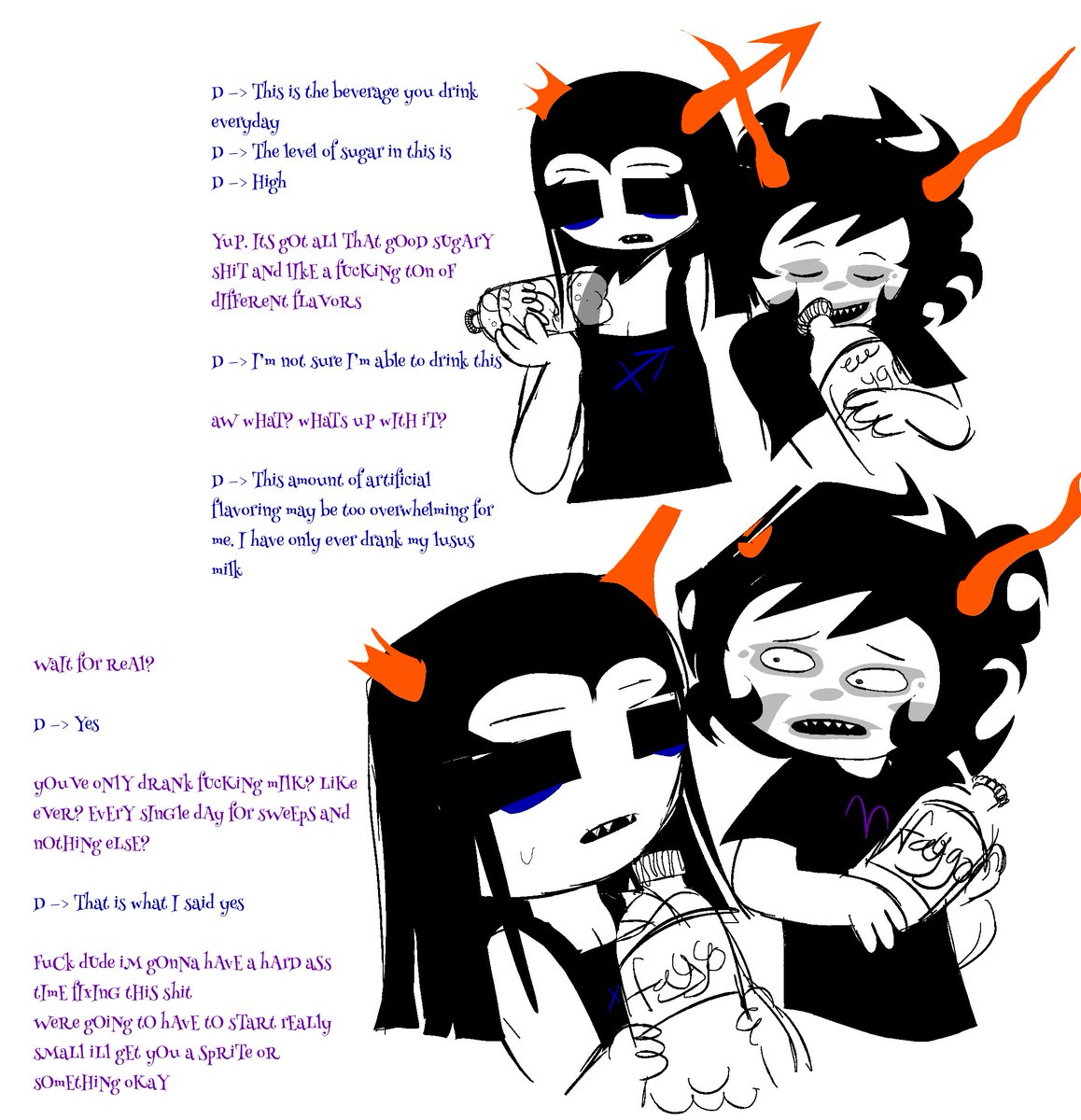 truculentJester's tweet photo. im fat shit at dialogue you get the idea
#gamquius https://t.co/DOadj3FpHC