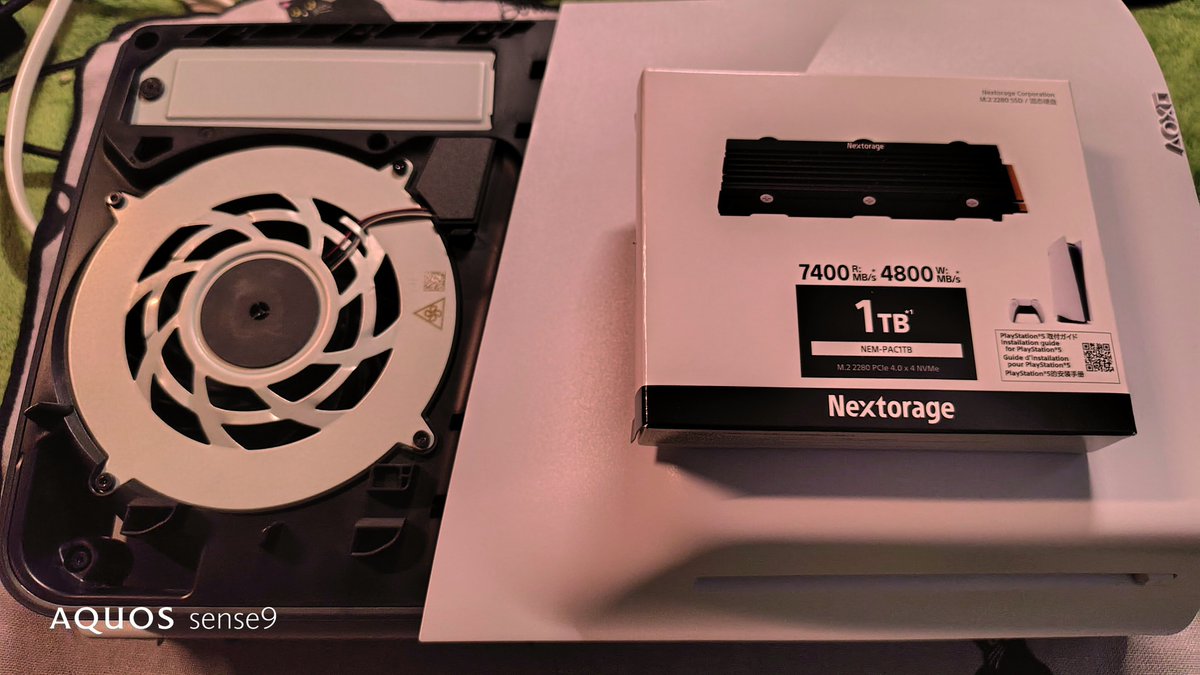 Wataru02001919's tweet photo. PS5 M.2ssd1TB メモリー増設完了。
YouTubeでメモリー増設方法のやり方動画を観ておいて良かった☺️

やり方を調べるのにYouTubeを活用するのは便利🙄

メモリー増設の理由は、来年発売のFF7リベレーションの為 https://t.co/Oxq3qoYy7R