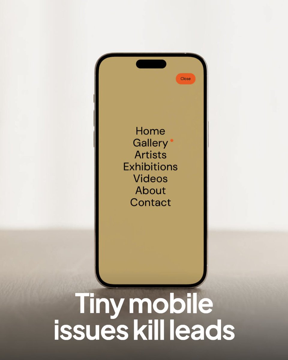 defyn_digital's tweet photo. Mobile friction kills enquiries.
Slow forms, hidden buttons, awkward taps. On mobile, tiny issues quietly cost leads.
Defyn builds sites that make the next step easy.
Find out more #webdevelopment #wordpress #shopify #creativeagency #webhosting #wordpresshosting https://t.co/gY3OdCfzqF