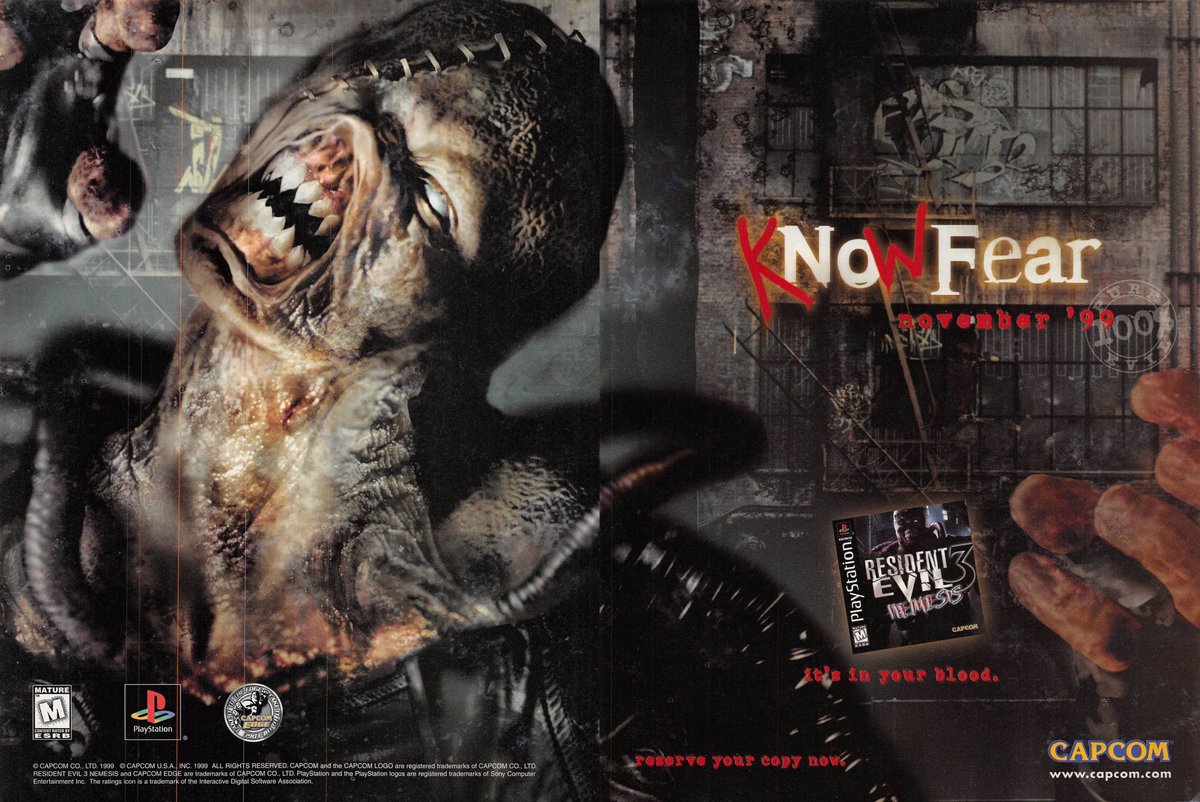 PlayStationPark's tweet photo. Know Fear
'Resident Evil 3: Nemesis'
PlayStation https://t.co/VW39g5GgBW