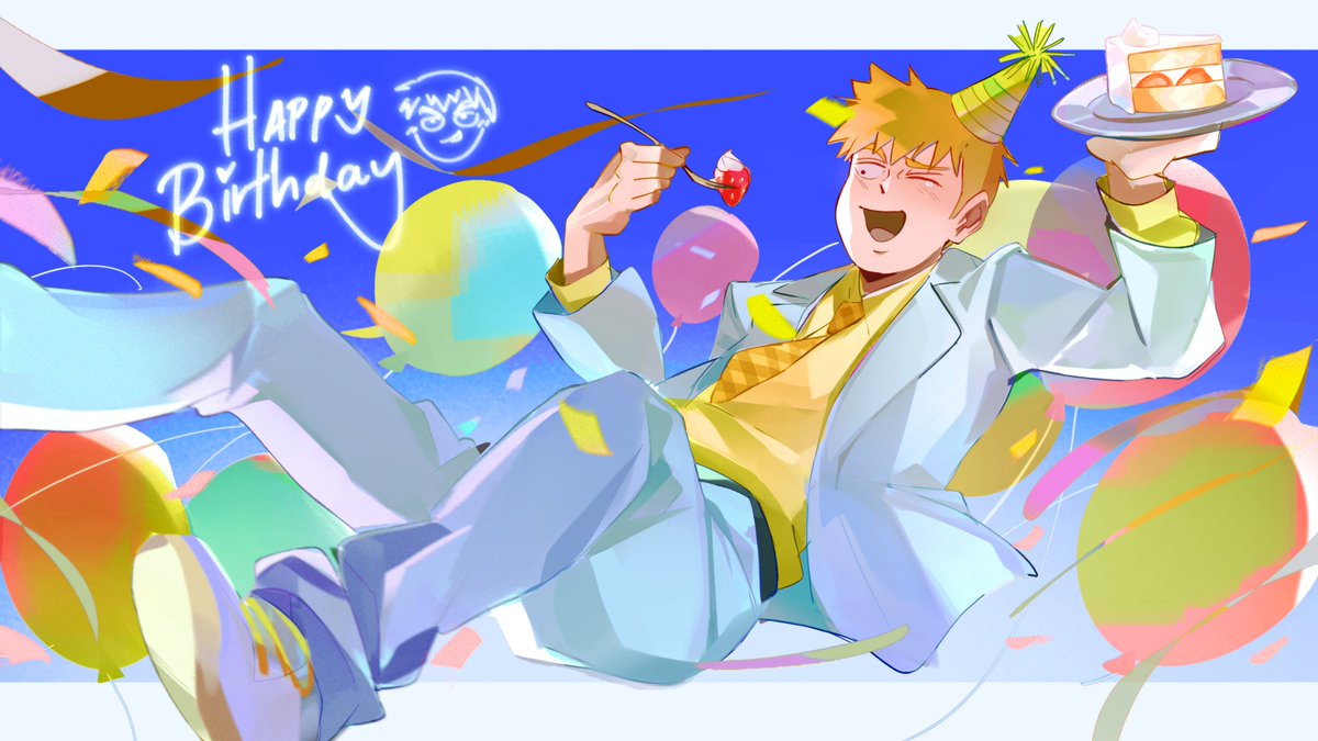 Van_lrz's tweet photo. 🎂🎂

#reigenarataka
#霊幻新隆生誕祭2026 https://t.co/UYLS6kDDt6