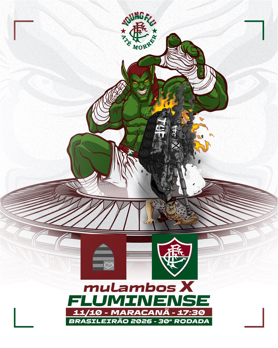 youngfluoficial's tweet photo. VOU PRO MARACA VER O FLUMINENSE! 🇭🇺

Hoje é #DiaDeFlu e dia de clássico contra a mulambada. Vamos vencer, ganhar fla x FLU É NORMAL!👊🏻🤷🏻‍♂️

TODOS AO MARACANÃ!🫵🏻

🎨: @theozin.designer 

YOUNG FLU - UMA PAIXÃO EM TORCIDA 🤜🏻🤛🏻 https://t.co/aIt6Qn0MkS