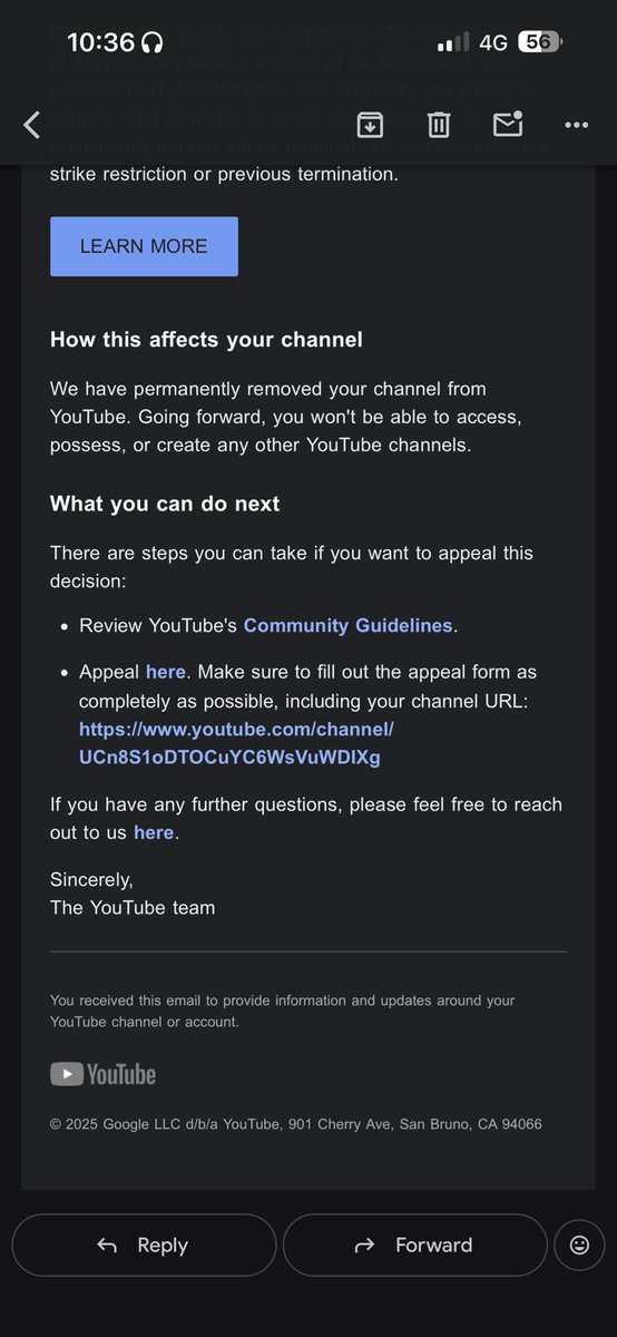 TinkuT81663's tweet photo. Hello @TeamYouTube. My channel was terminated for Spam and Deceptive Practices. I believe this was a mistake. Please review my case and help me recover my channel.
#helpyoutube #youtube
Channel URL: https://t.co/6lU4Va9PgH https://t.co/UjFN10vvie