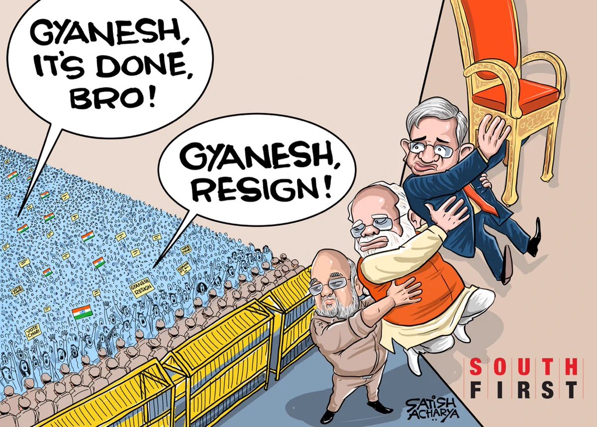 fympk's tweet photo. PM Modi deployed 26,000 CAPF personnel against his own citizens to stop them from asking Election Commissioner resignation.
#jantarmantar #GyanuMustResign #votechori
#modimustresign #SIR #modifascism #jantarmantarprotes https://t.co/eUbRDSvJK7