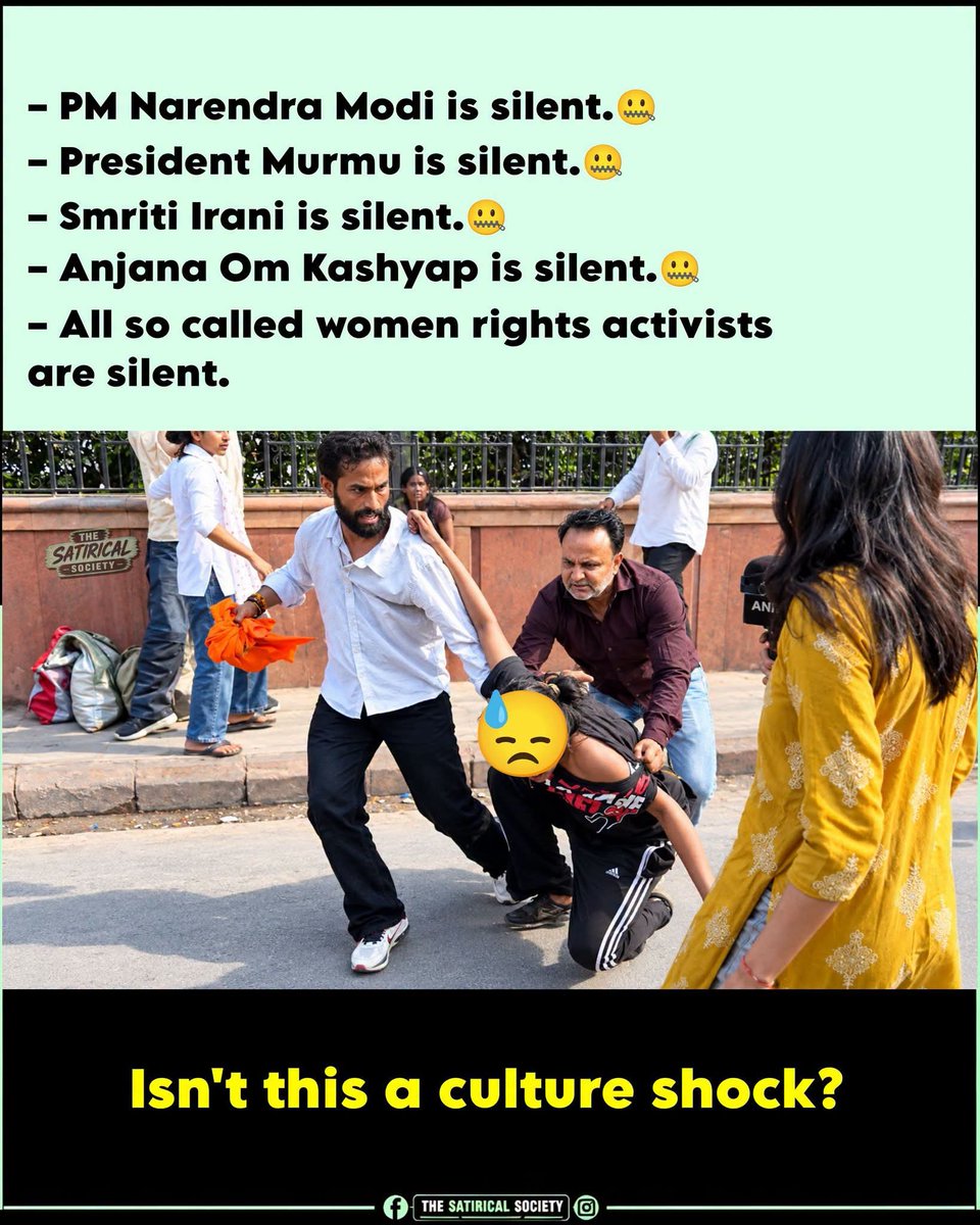SFatima46894's tweet photo. Delhi, drowning in DISGRACE!
🤐🫡
So much for BJP’s grandstanding on women’s dignity-all slogans, zero shame.
Hypocrisy at its ugliest.
#ReleaseDhruvRathee #जय_माता_दी #HappyNavratri
#AbhijeetDipke #JantarMantarProtest #DelhiPolice #CJPRocks https://t.co/Bogbiu7hij