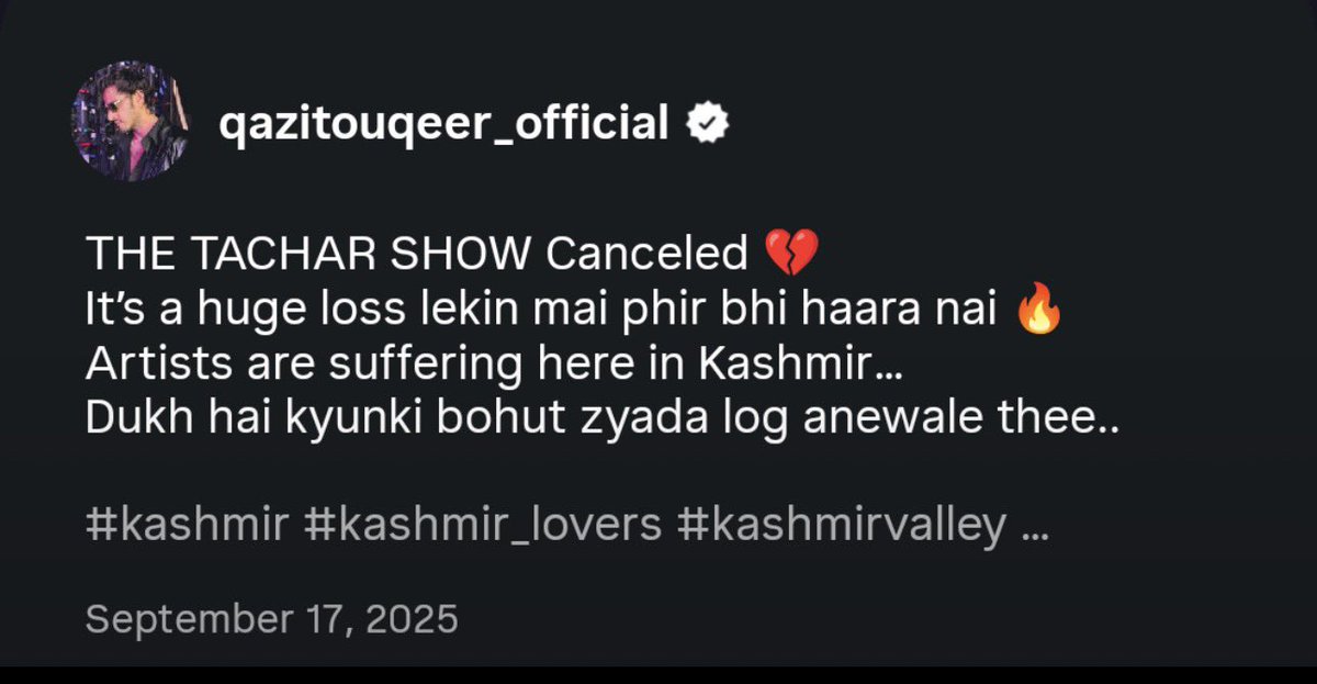 Coffeeiology6's tweet photo. We laughed at Tachar, never realising he carried the name of a dream, #QaziTouqeer once wished to bring to life. 💔🥹 

Sometimes, the characters people create for laughter hold the pieces of their unfulfilled dreams, n suddenly, Tatsar feels like so much more than just a character. ❤️‍🩹 

Perhaps Qazi couldn’t give that dream a stage back then, but today he's given it a heartbeat. 😭❤️

This long awaited show will now happen on a global platform. This show has given rebirth to a lot of artist, Qazi this time your dream will be fulfilled. 

#BiggBoss20 • #BB20