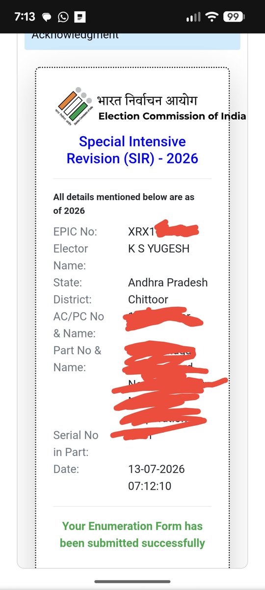 yugeshroyal1's tweet photo. My name was off the voter list too. 

Instead of crying about it at Jantar Mantar, I just went to the ECI website, did the basic due diligence using my mom's ID, and got my Voter ID fixed🥱 

Turns out, being educated actually solves problems faster than protesting! 🤷‍♂️ https://t.co/7dmUbgjEkl