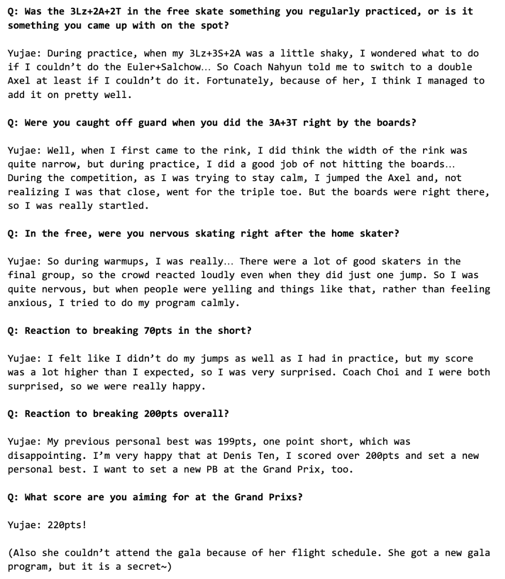plunderphone's tweet photo. eng translation of yujae kim's post-denis ten airport interview https://t.co/tUaNUXhEP4