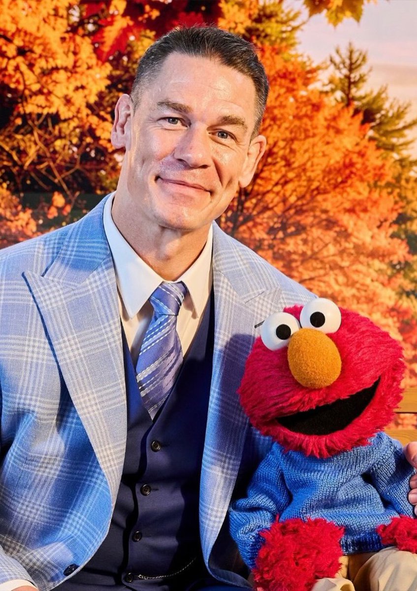 InternetH0F's tweet photo. Elmo and John Cena are now friends!

"Elmo loves you, Mr. John Cena! Elmo will be there for you today, tomorrow, and the next day! ❤️" https://t.co/78S9LkEJvE