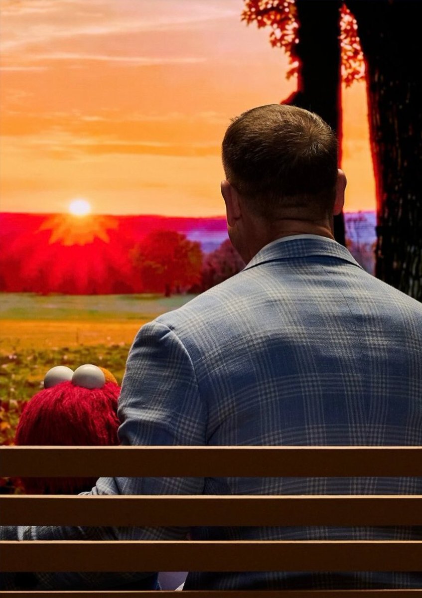 InternetH0F's tweet photo. Elmo and John Cena are now friends!

"Elmo loves you, Mr. John Cena! Elmo will be there for you today, tomorrow, and the next day! ❤️" https://t.co/78S9LkEJvE