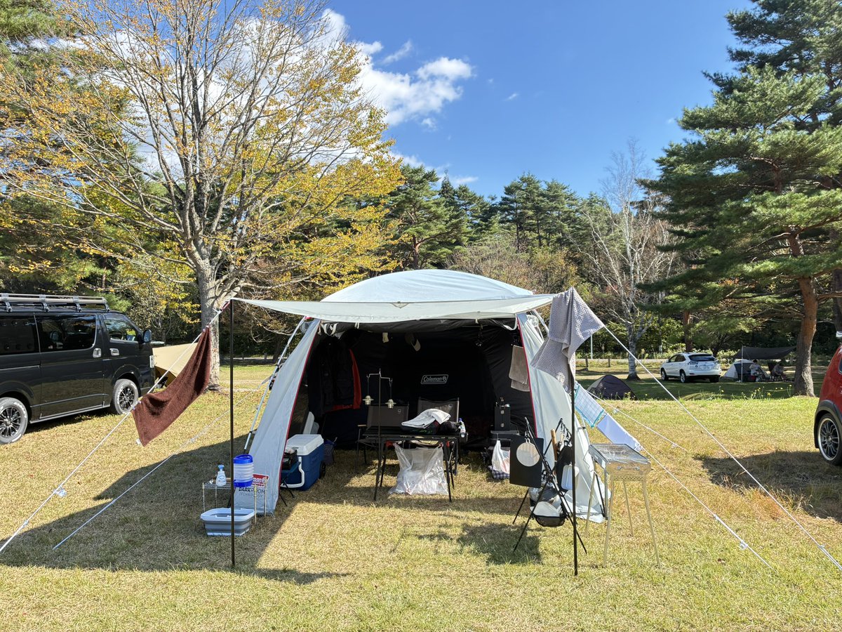 _shima514's tweet photo. この三連休キャンプ日和すぎる
#キャンプ
#吹上げ高原
#鳴子
#Coleman https://t.co/bLX8UBvR2L