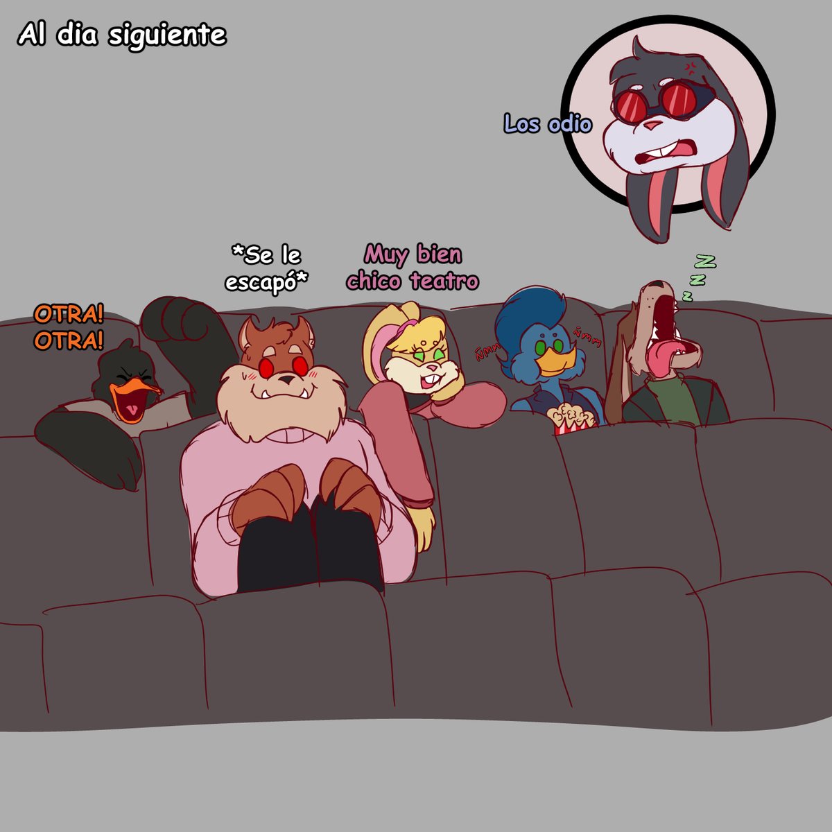 Al_Toons's tweet photo. A Ace e gusta el teatro

No le da vergüenza decirlo, le da vergüenza que lo vean actuar o practicar, por eso siempre interpreta todo solo en salones vacíos o abandonados

Slam lo siguió una vez por curiosidad y ahora tiene que cambiar de salón https://t.co/AQ6Sy7DIss