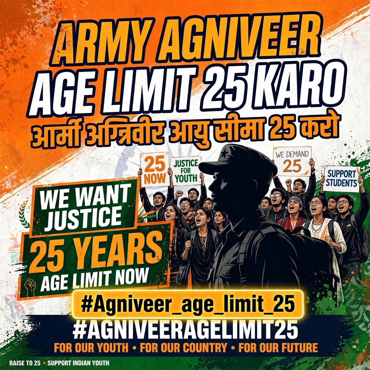 AkshayKandari85's tweet photo. #Agniveer_age_limit_25
#Agniveer_age_limit_25
#Agniveer_age_limit_25 https://t.co/NfzUvScxcW