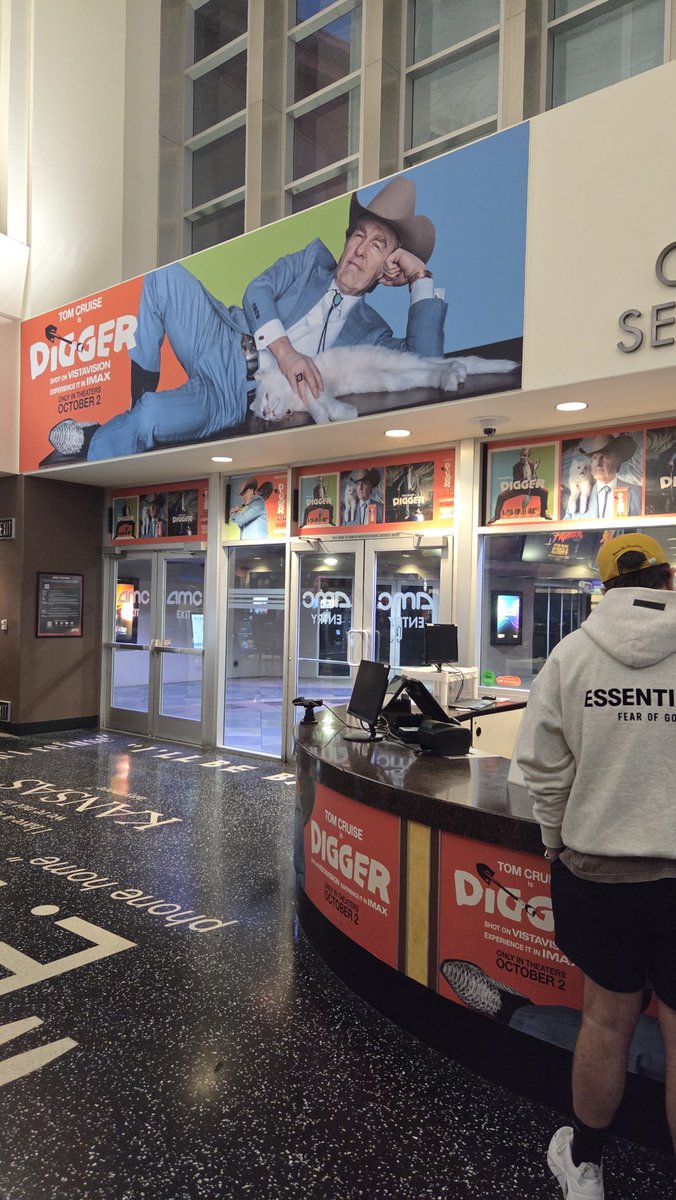 leucocrystal's tweet photo. Finally saw DIGGER in proper IMAX. Every LA theater I checked when deciding where to go was nearly sold out for most shows today. Crowd applauded at the end tonight, once again, and most stayed for the full credits. Definitely one of the year's best, will stand the test of time https://t.co/S0UJZqGnq6