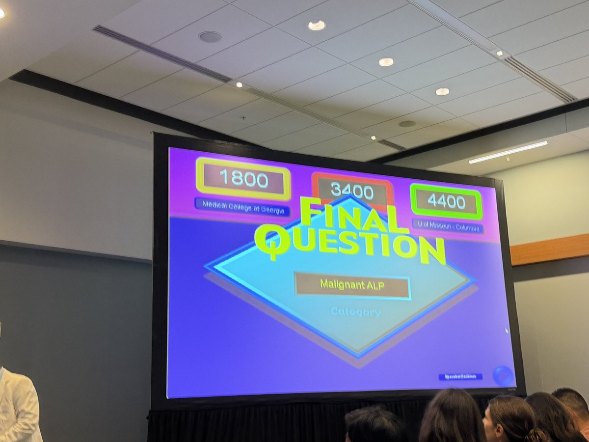 IslaamHMohamed's tweet photo. So proud of our team making it to the final of Jeopardy 3x in a row and getting the 🥈 place! @Mizzou Thankful for @AmCollegeGastro for organizing this fun event! 🙌 https://t.co/8DqgPp2vLo