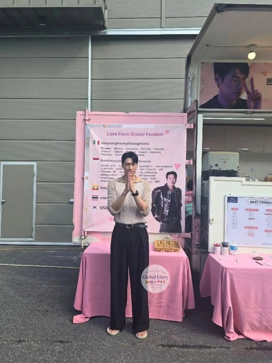 kykglobalglory's tweet photo. · ˚ · . ˚ · . ✶ . · ˚ · . ˚ · .

The GLOBAL GLORY coffee truck support we prepared during that special September in 2025.

We hope our support brought warmth and strength to our beloved Young Kwang. 🩷

𝑮𝑳𝑶𝑩𝑨𝑳 𝑮𝑳𝑶𝑹𝒀.♥️
 🇲🇲🇹🇭🇰🇷🇮🇩🇮🇹
#김영광 
#kimyoungkwang #globalglory https://t.co/DTXUTH3ej5