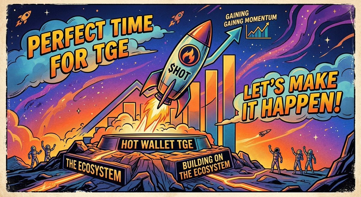 HasanujjamanB's tweet photo. $NEAR is showing massive momentum 📈, and with HOT Wallet driving incredible growth in the ecosystem, the timing couldn't be better for the $HOT #TGE ! 🚀
Let’s make it happen! 🔥
@hotdao_ @donamarahp
#HOTWALLET #NEAR #TGE #Web3 #Crypto https://t.co/JFy4hjfwQg