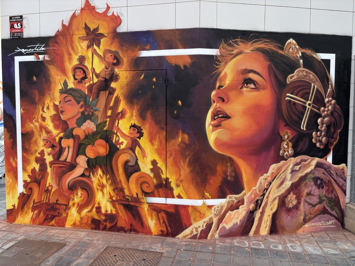 Paula_graffiti's tweet photo. 🧑🏼‍🎨 Konestilo📍Valencia, Spain 🇪🇸 
StreetArt 
Happy Sunday ☀️🍂🔥 https://t.co/PHSdyhcoRC