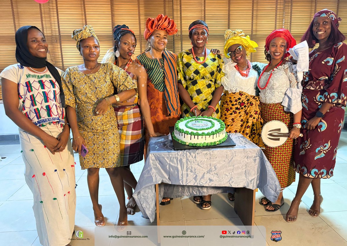 GuineaInsurance's tweet photo. A recap of Day 5 of Customer Service Week 2026! We celebrated diversity with every tribe represented through their unique cultural attire.

WhatsApp: https://t.co/DZtBZ5y3SY
Visit: https://t.co/kMY3xgz2jL 

#CustomerExperience 
#ExtraMile 
#Insurance
#GuineaInsurancePlc https://t.co/ertlvbNeeq