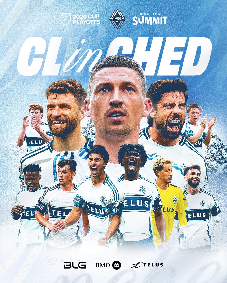 WhitecapsFC's tweet photo. 𝑾𝑬'𝑹𝑬 𝑰𝑵! 𝑷𝑳𝑨𝒀𝑶𝑭𝑭 𝑻𝑰𝑪𝑲𝑬𝑻 𝑷𝑼𝑵𝑪𝑯𝑬𝑫! 👊🔥 

Click to text us PLAYOFFS and sign up for playoff pre-sale access 📲 https://t.co/sucEIkHdTe

#OwnTheSummit | @BMO | @TELUS https://t.co/Pc5rd1kXrt