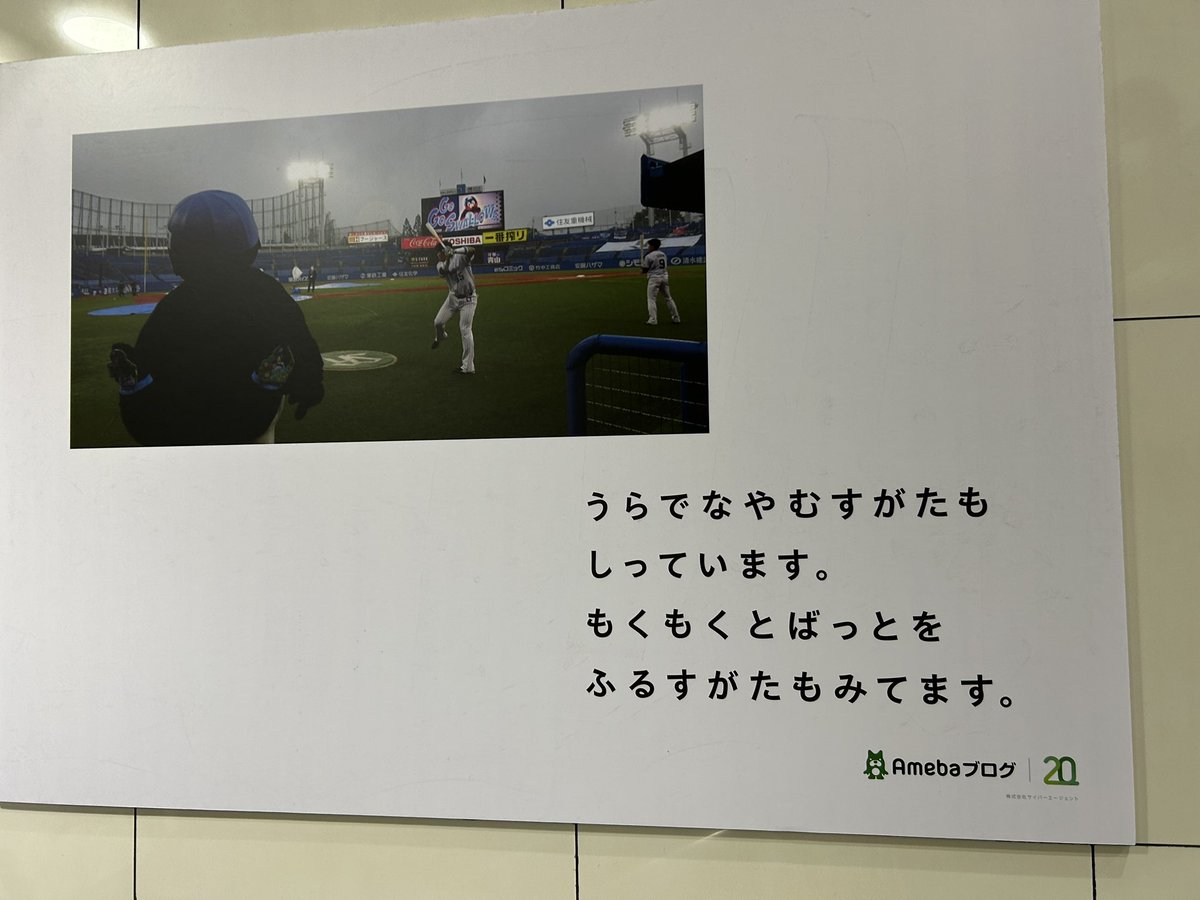ilovetsubakuro's tweet photo. ムネくん、本当にお疲れ様でした‼️
１年間、元気と勇気と希望を与えてくださって、本当にありがとうございました🥹✨

つば九郎様ならなんて言うかな。

『むね、おつかれさま！』

かな。

きっと今日も手羽に汗握って応援してただろうな🥹

#村上宗隆 選手

2024.11.30@明治神宮前駅📸 https://t.co/lp2WhZr3hs