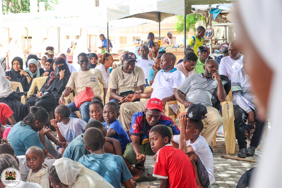Diaspora_KE's tweet photo. On #DiasporaMashinani-Lamu Edition, the State Department for Diaspora Affairs participated in the opening ceremony of the Bahari Yetu Festival, a two-day initiative organized by the Lamu Marine Conservation Trust and coordinated by Mr. Jahawi and Ms. Elke Bertolli, Kenyan-Italian professionals with expertise in filmmaking, photography, environmental storytelling, and marine conservation.

The festival brought together Kenyans abroad, children, youth, and coastal communities to promote marine conservation, preserve cultural heritage, and advance community development. It also sought to inspire young people to explore the ocean, develop an interest in marine conservation, and embrace underwater storytelling as a tool for environmental awareness.

Through its participation, the State Department reaffirmed the importance of engaging the Kenyan diaspora in initiatives that connect communities, protect the marine environment, and promote sustainable development along Kenya’s coast.