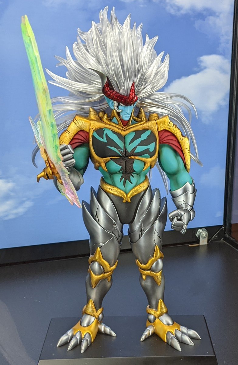 sagasagasaga3's tweet photo. アバン先生美形!クロコダインリアル!バラン渋い!超魔ハドラー、クリア銀髪が神がかってる!!
撮影禁止のヴェルザー+若バラン、ポップ2体をしっかり目に焼き付けました。
#SpiceSeed
#スパフェス https://t.co/iIoWzxuR90