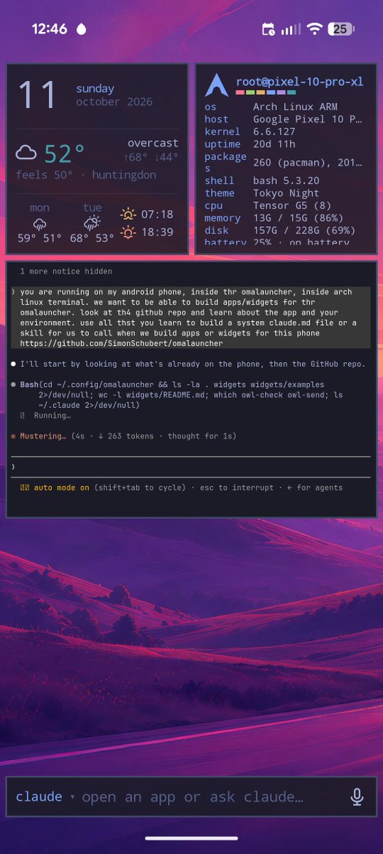 derekmross's tweet photo. Smartphones (pocket computers) will never be the same again. This is wild and I love it. My mind is racing at the possibilities. https://t.co/IdRpJLZEqG