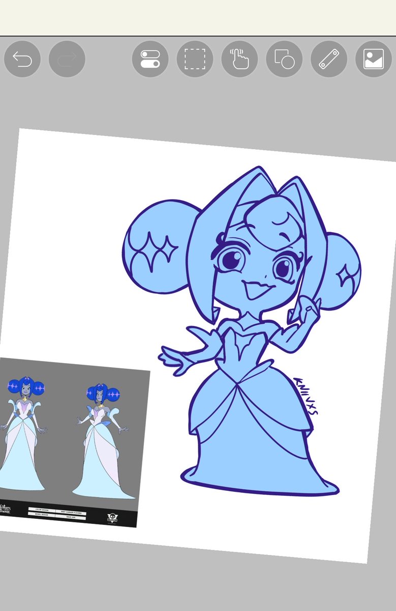 KNIIVXS's tweet photo. Today’s chibi is guinevere again but this time her marketable form, still obsessed w the new episode!!!
#kog #knightsofguinevere #chibitober https://t.co/wvqaNqjuSM