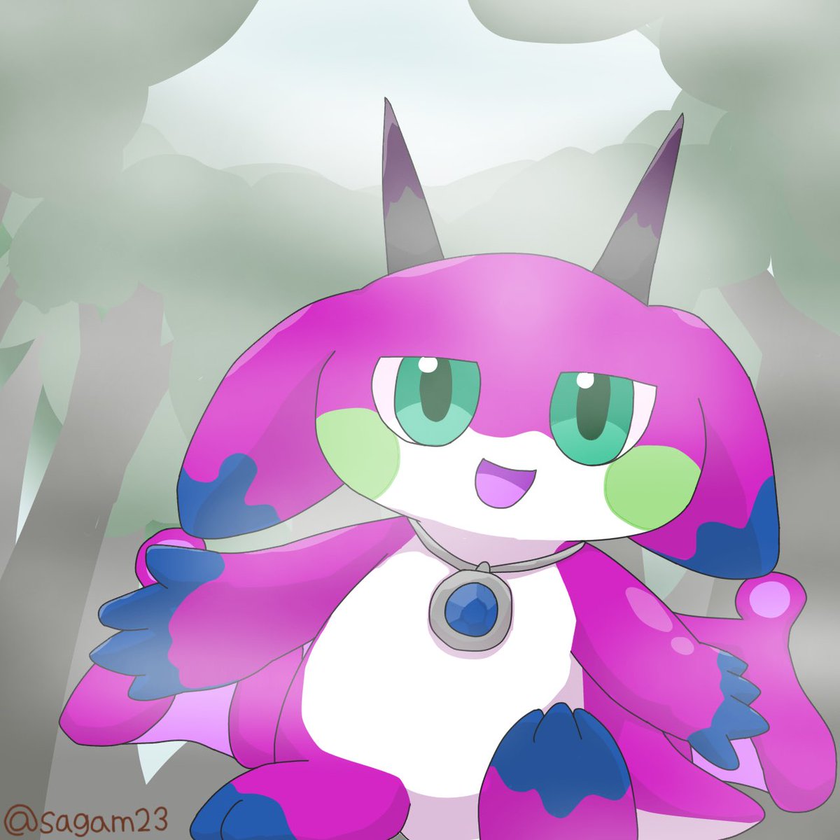 sagam23's tweet photo. #3連休はフォロワーさんが増えるらしい
小さめデフォルメなマスコットを描いています！ https://t.co/99ZaLlXfxT