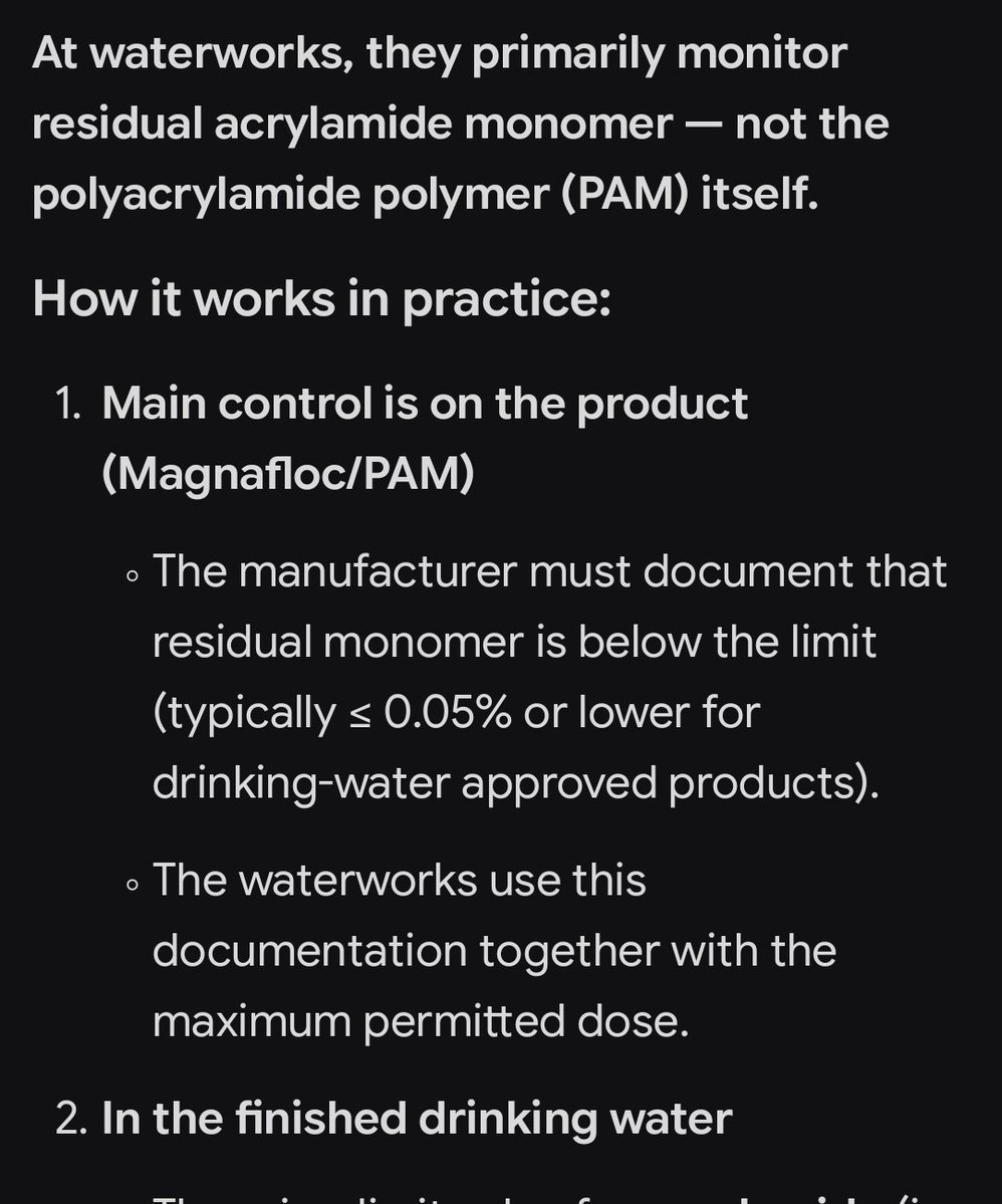 NorwegianRevolt's tweet photo. So now I know how these fucktards poison our water supplies and hide / downplay it. PAX XL60 contains the soft metals (ALU) while  Magnafloc is 100% derived from acrylamid, which is 100% toxic, but they tell you that only the residual is dangerous. It's bioweapons ☣️ https://t.co/JCHc3byxHn