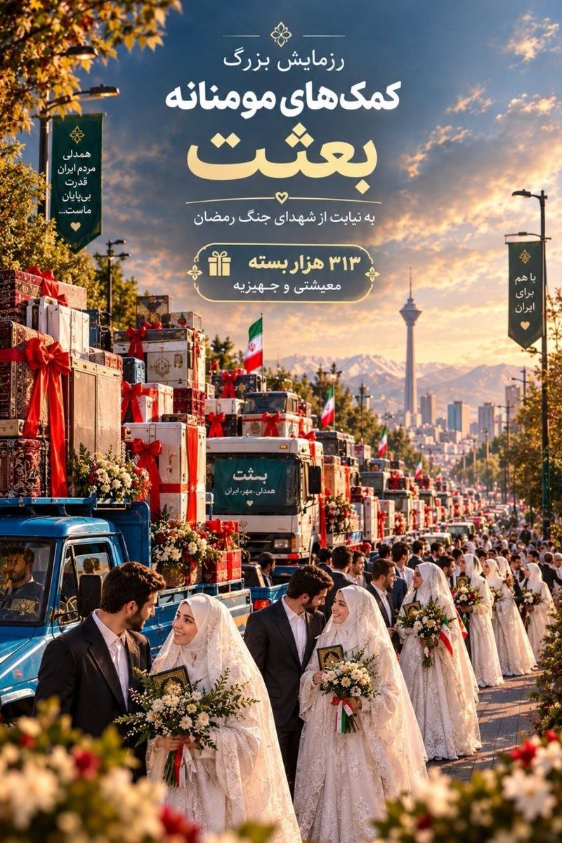 raz_ziibaee's tweet photo. دست در دست هم برای کمک به هم‌نوعان #از_بعثت_تا_مواسات https://t.co/tCSPQ0wtgU