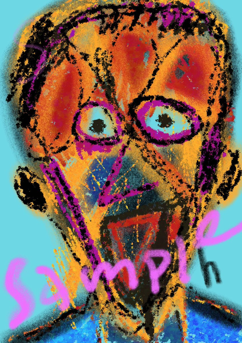 kendamajackson's tweet photo. zombienoid 描いた #デジタル #アール・ブリュット #現代アート #日本橋アート #arublut #artmajeur #illustrationart #deadlock #hakaalash https://t.co/L5QNT0kRMg