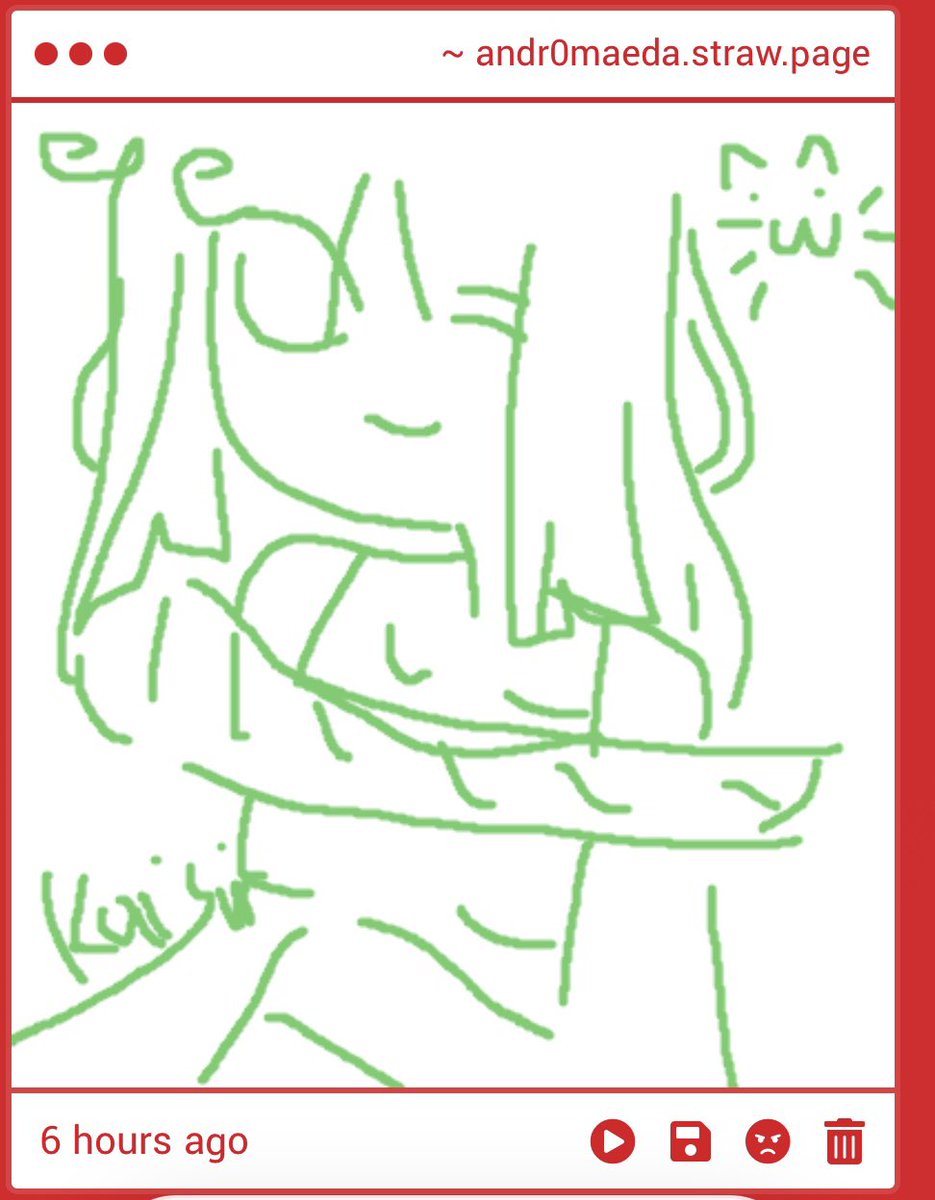 andr0maeda's tweet photo. THIS IS SOOOO CUTE!!! i love her so so much thank you thank you thank you for this lovely little drawing 🤍🤍 https://t.co/s6dUfEFCPy