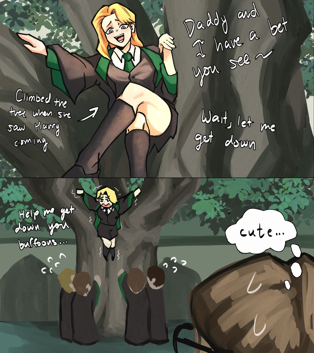 alexjp_art's tweet photo. #Malfoid gets ferret'd complete 1-5

Rawr here's a compilation of the whole short!

#Harrypotter https://t.co/cjtaE6pedD
