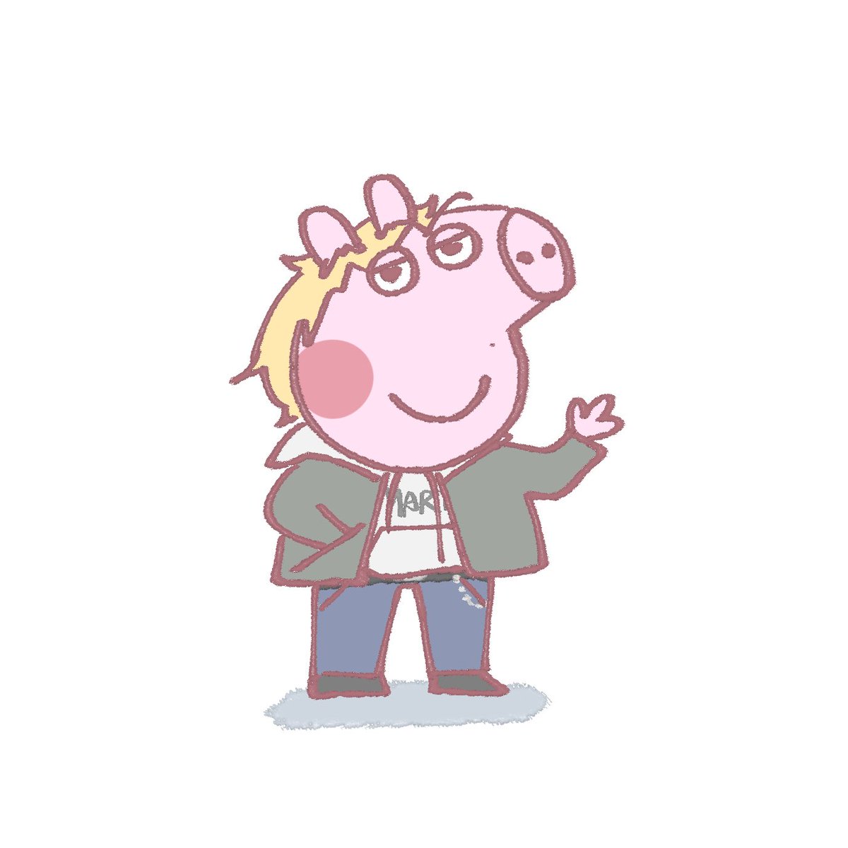 ikao_oo's tweet photo. Tintin Pig https://t.co/bkySBtEaGx