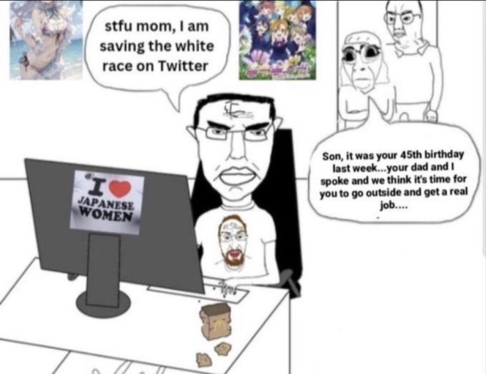 cutepanthroh's tweet photo. @8dolf_bitler @AdamThePooi u shouldn’t be proud to be white btw https://t.co/WfQ4inGxZU